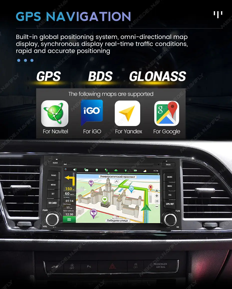 Navifly 7’’ 1Din Android 15 Car Radio Multimedia Video