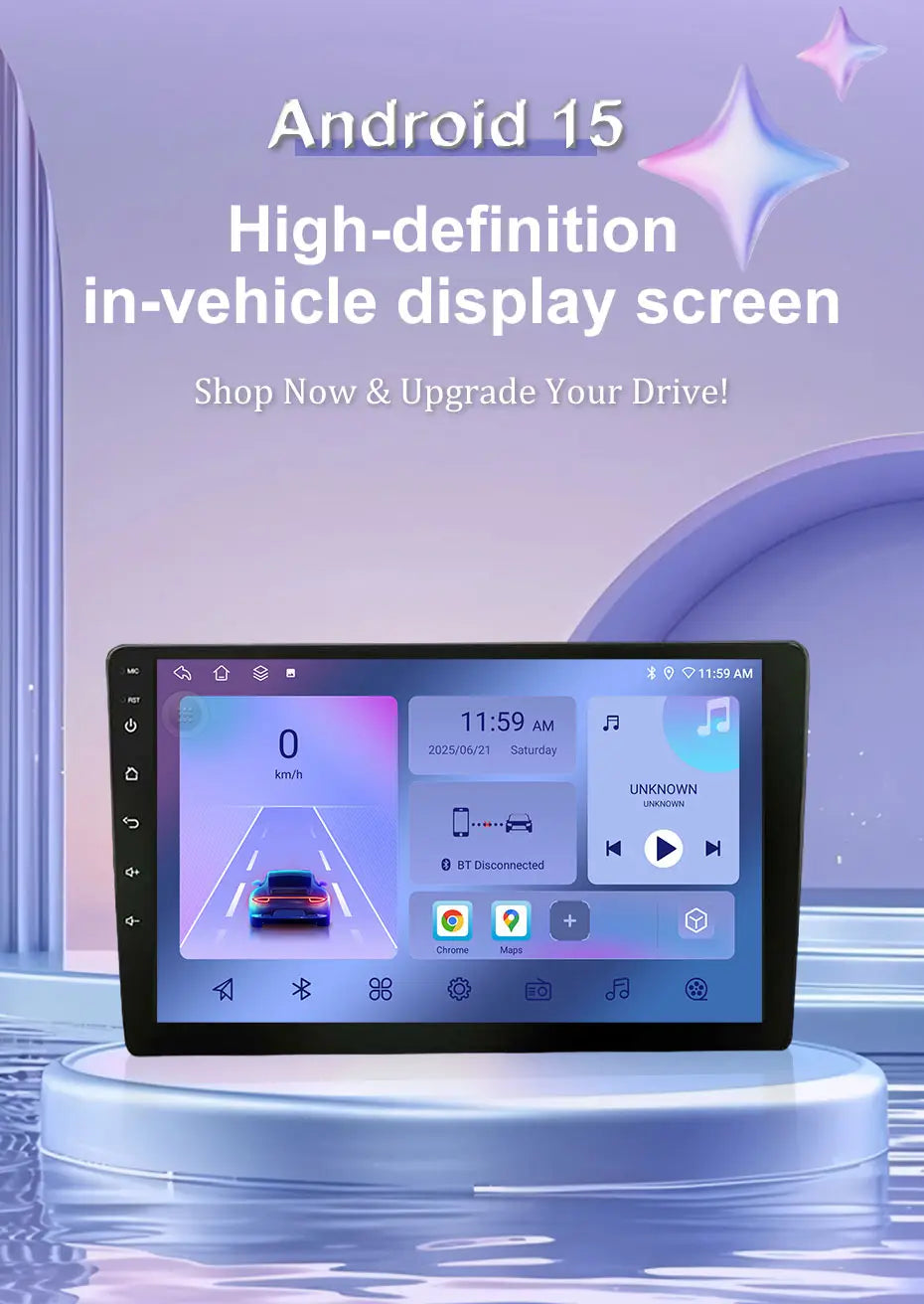 Carplay Car 4G WIFI GPS Navigation Radio Multimedia Video