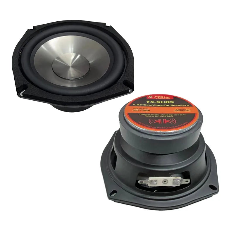 5 inch 2Pcs Car Audio Speakers Max. Power 600W Full Range Frequency Automotive 1 Set Stereo