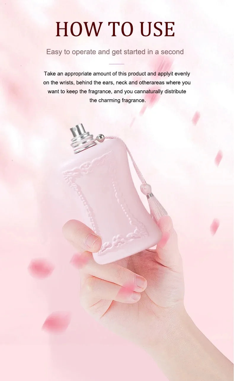 Women’s Perfume Original Female Long Lasting Floral Fragrance Spray Pheromone Perfumes Women Gift 75ml Eau De Toilette