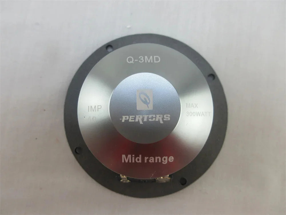 2PCS Car Audio Center 3.5’’ Inch 3 Midrange Speaker Three-way QP Titanium Color