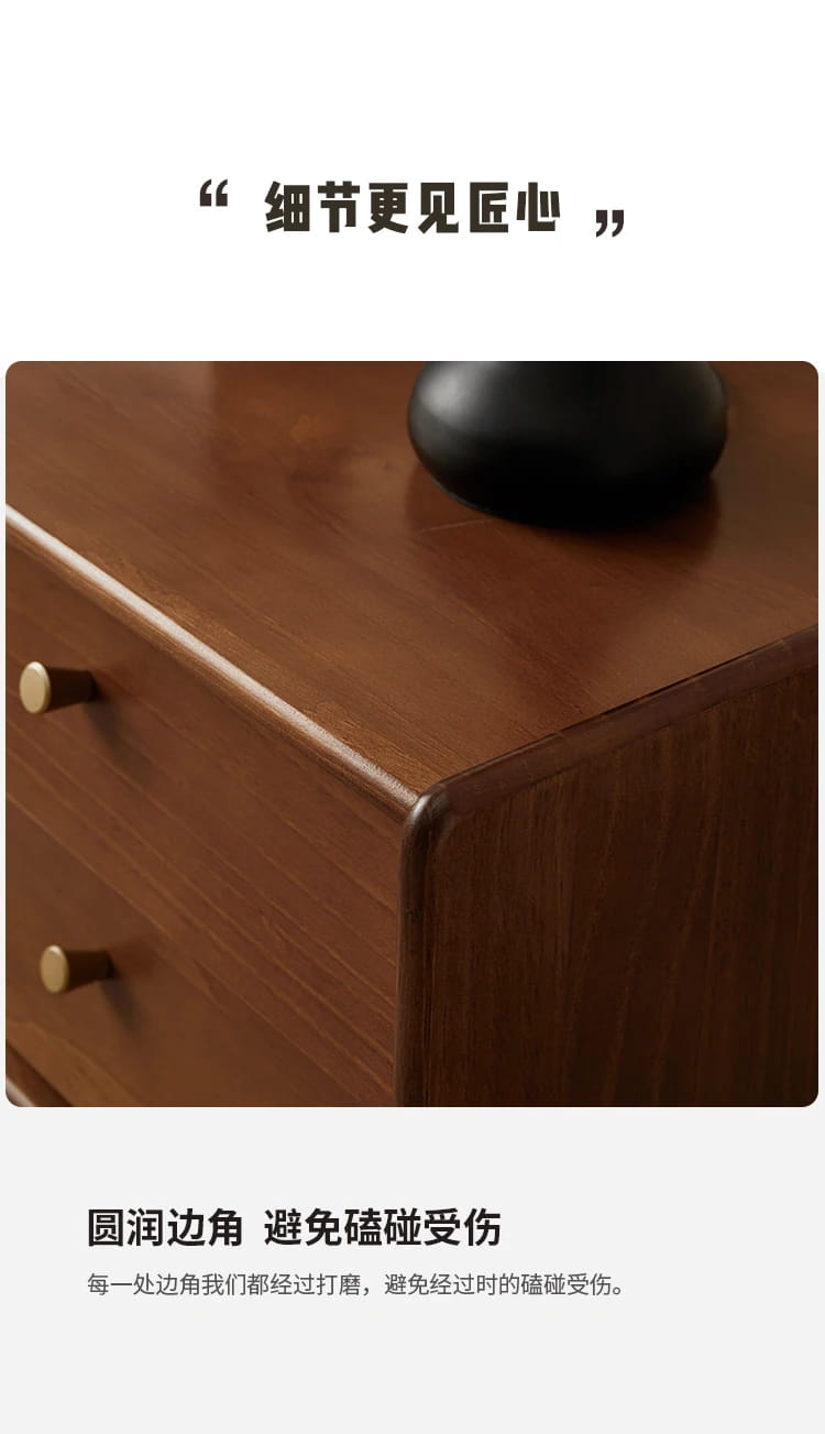 Simple Trendy Tv Stand Mid Century Metal Handles Retro Luxury With Drawers Classic Mobiletto Porta Room Furniture