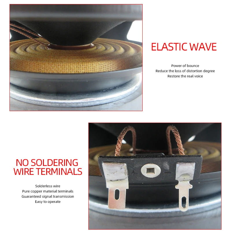 1PC 650W 6.5’’ Car Speaker Mid Range for Audio Modification Surround Sound System Music Player Vehicle Door