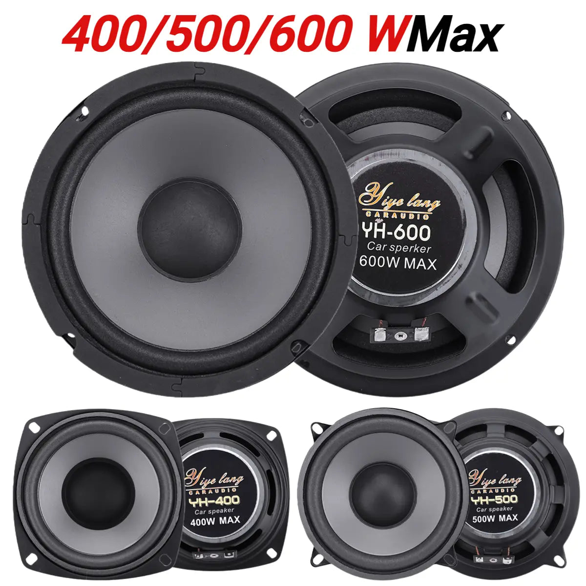 4/5/6.5Inch Universal Car HiFi Coaxial Stereo Speaker