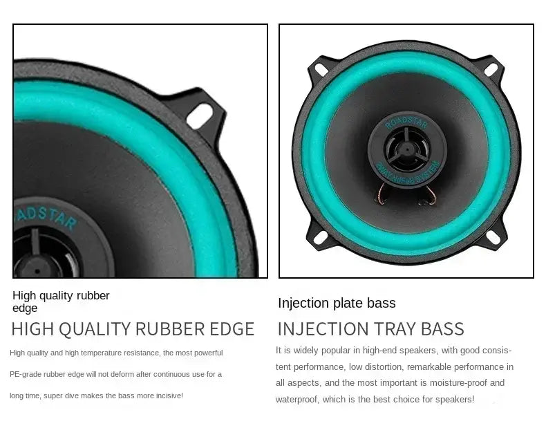 4/5/6.5 Inch Car Speakers Coaxial Subwoofer Universal