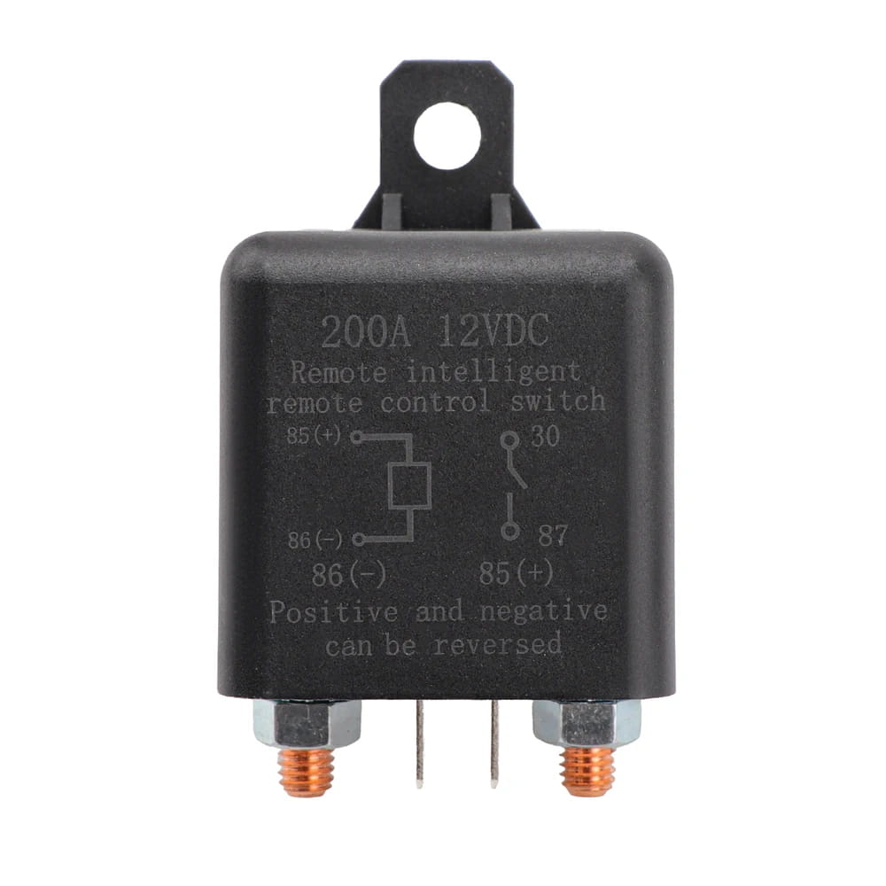 Automotive Relay Remote Car Control Battery Disconnect Anti-Theft with Dual Switch 12V