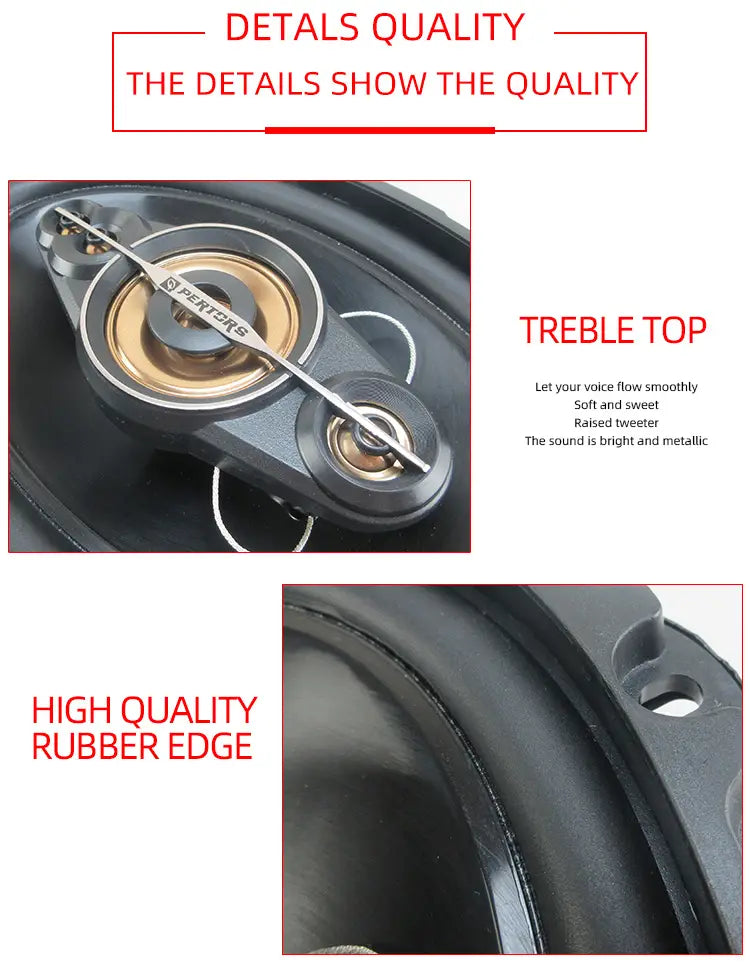 Car Speakers 2400W (2*1200W) Coaxial Speaker 6*9 Inch