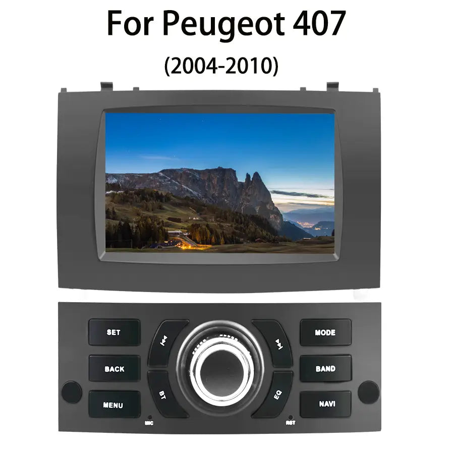 7″ Car Radio Multimedia Player Android 14 GPS For Peugeot