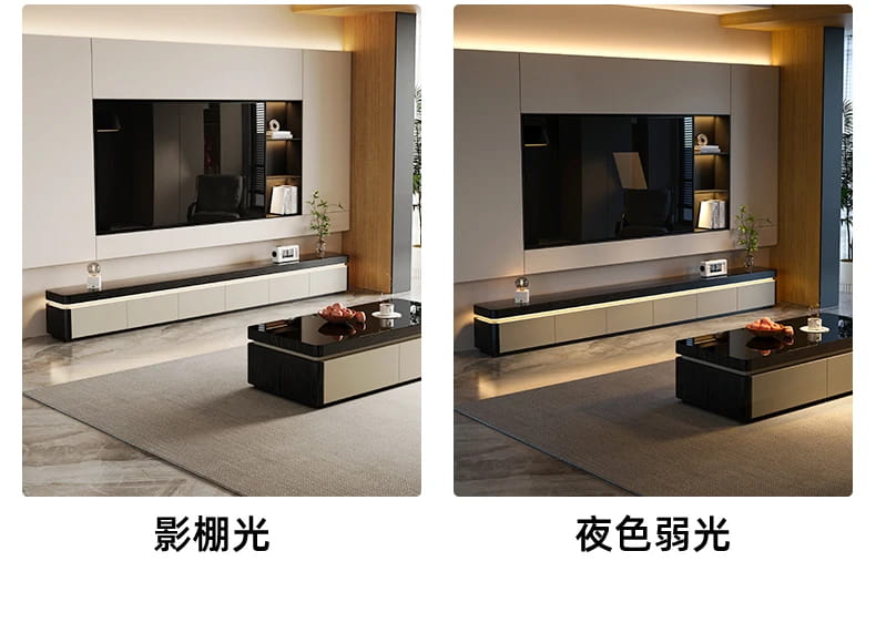 Elegant Space Saving TV Stand Eco Friendly Materials Sustainable Modern Aesthetics Sliding Doors Living Room Furniture