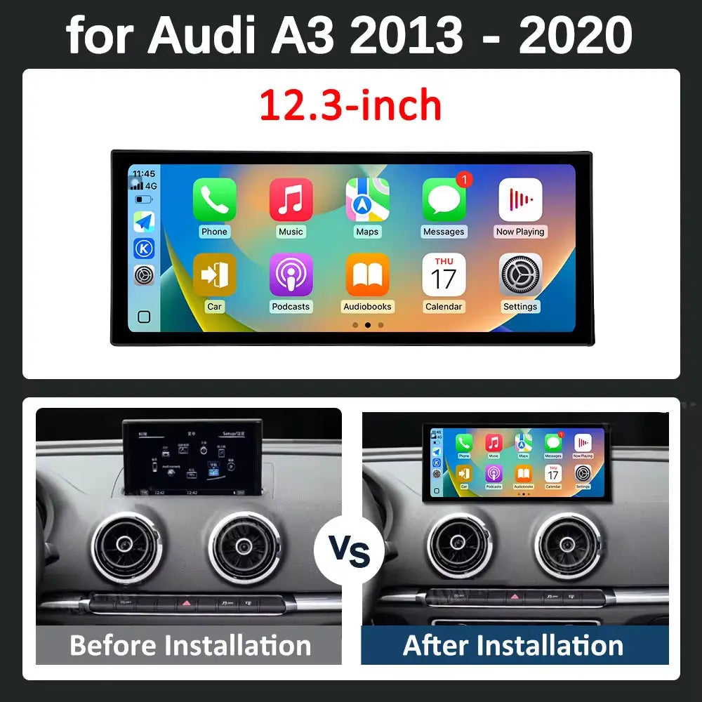 GPS Car Radio for Audi A3 2013 - 2020 Audio Multimedia
