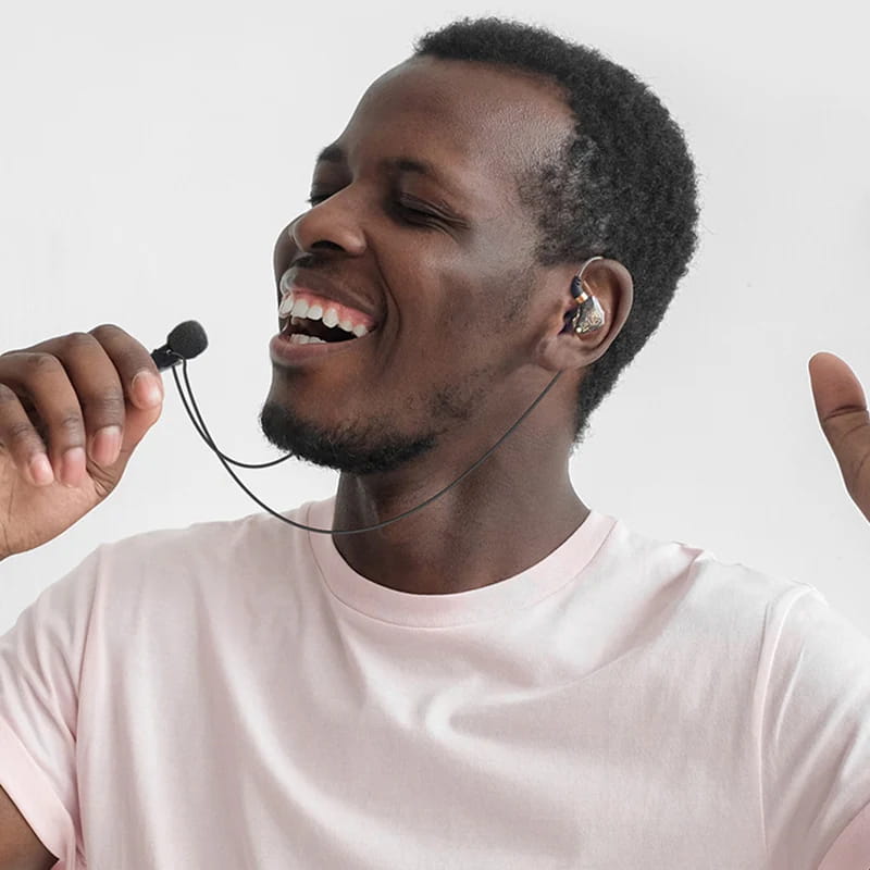 Karaoke HiFi Wired Headphones With Mic Singing Living Headset 3.5mm AUX Heavy Bass Noice Cancelling Earphone 1.2M 3M