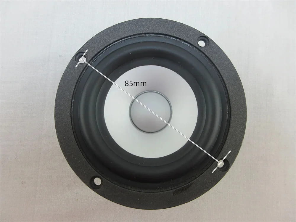 2PCS Car Audio Center 3.5’’ Inch 3 Midrange Speaker Three-way QP Titanium Color