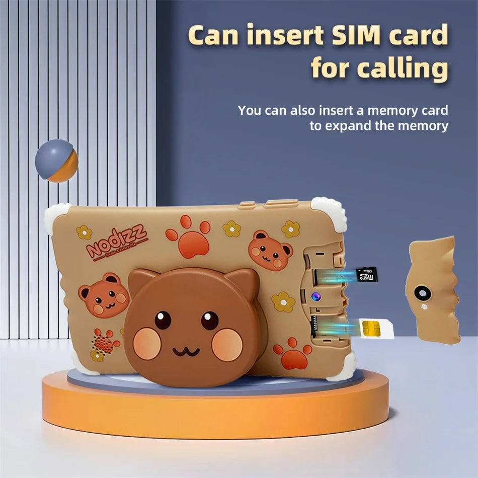 7 Inch Kids Tablet 4GB RAM 128GB ROM Android 15.0 MTK8321 Quad Core Dual Camera WIFI 1024*600 IPS Screen Childrem’s