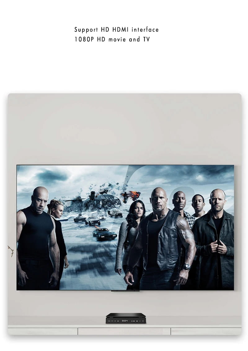 DVD Player HDMI for TV 1080P,Mini HD CD Players Home,Touch Sensor,HDMI & AV Cable and Controller Included,dvd 플레이어 плеер