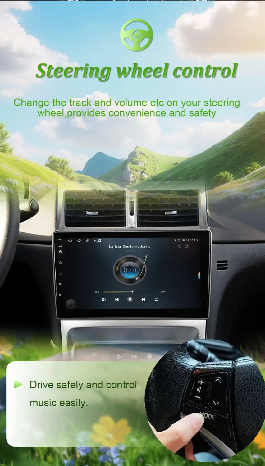 Car Radio Video Multimedia Player Carplay Android GPS