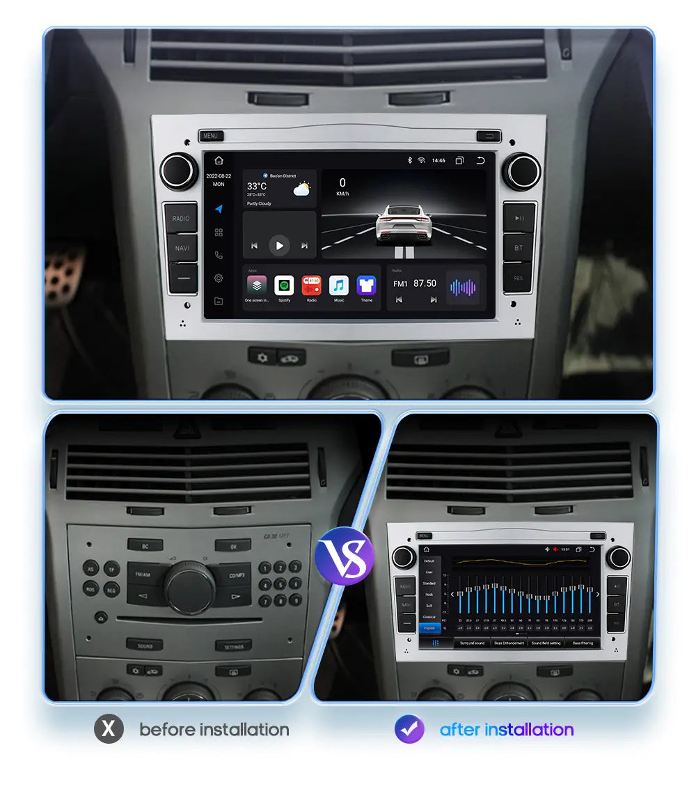 Android Car GPS PLAYER for Opel Astra H J 2004 Vectra