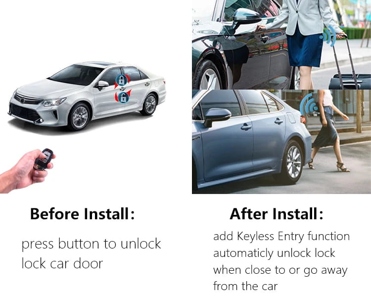 For Old Porsche Cayenne 2005-2009 Add Engine Push Button Start Stop System Remote Starter Keyless Go Car Accessories