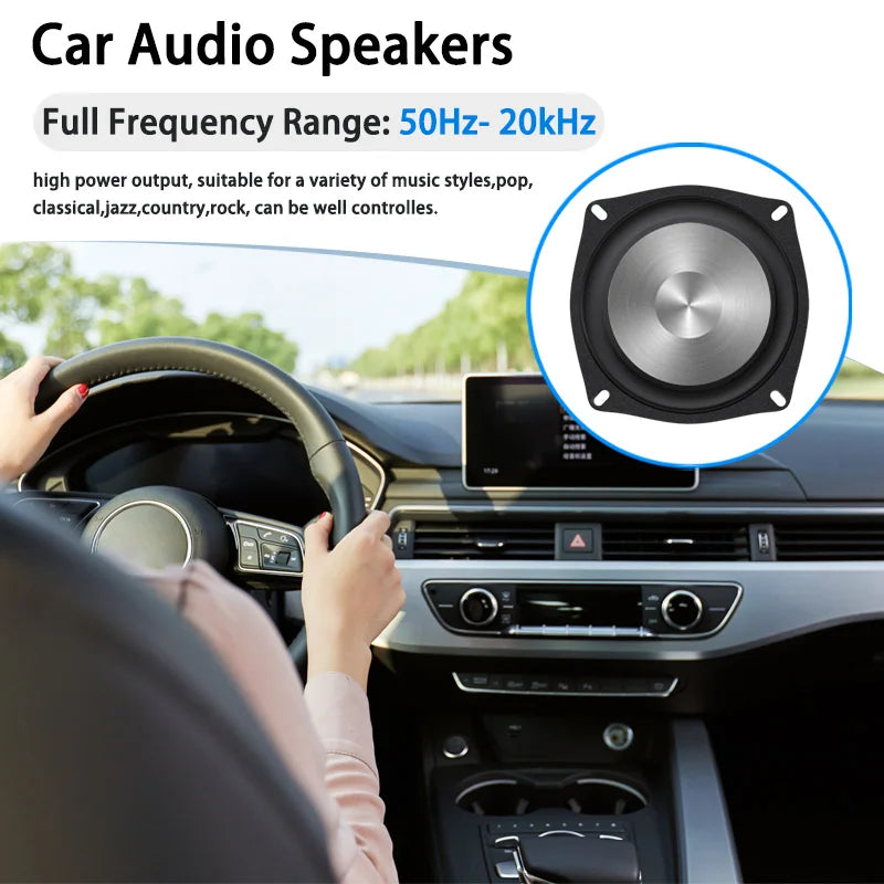 5 inch 2Pcs Car Audio Speakers Max. Power 600W Full Range Frequency Automotive 1 Set Stereo