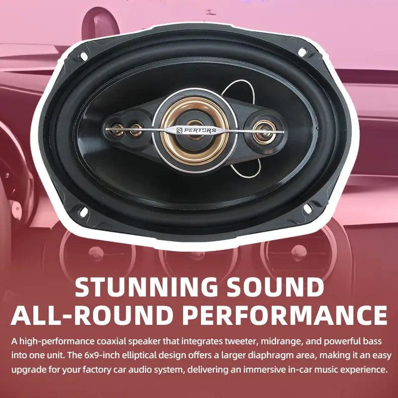 Car Speakers 2400W (2*1200W) Coaxial Speaker 6*9 Inch