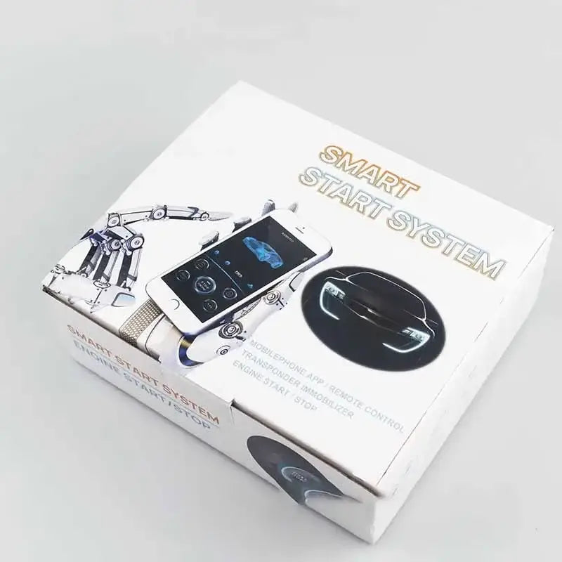 Car Keyless Entry System Engine Start Alarm One-button Start/Stop Remote Starter Stop Accessories Universal