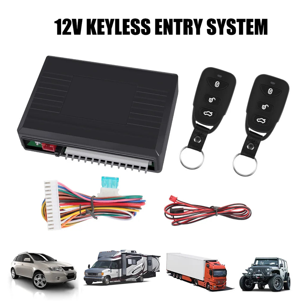 Car Remote Central Door Lock Keyless Control Kit Alarm System