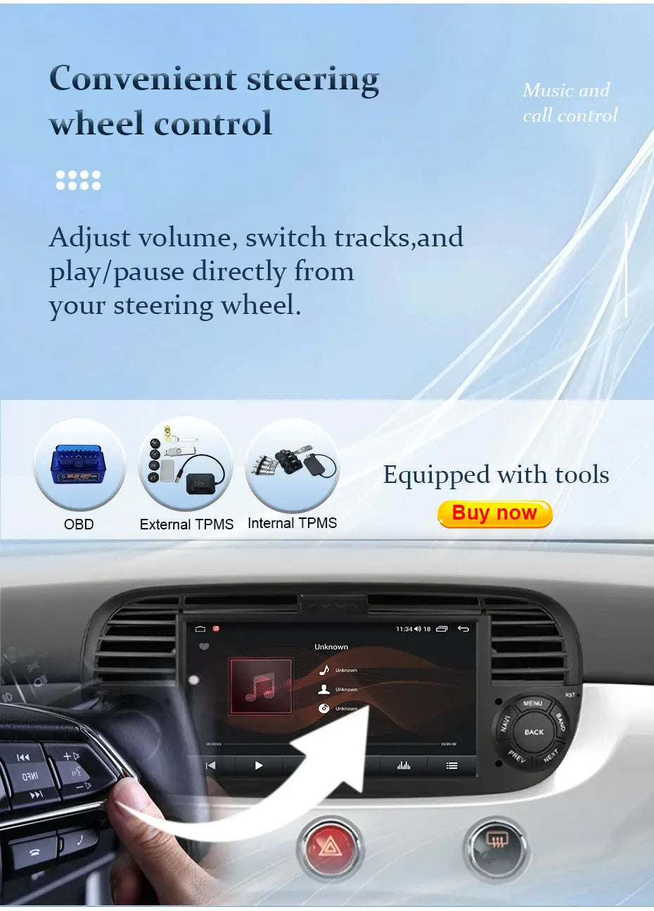 GPS Navigation 7 inch 4G Wifi Car Radio Android 16 for Audi