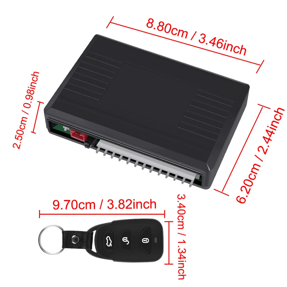 Car Remote Central Door Lock Keyless Control Kit Alarm System
