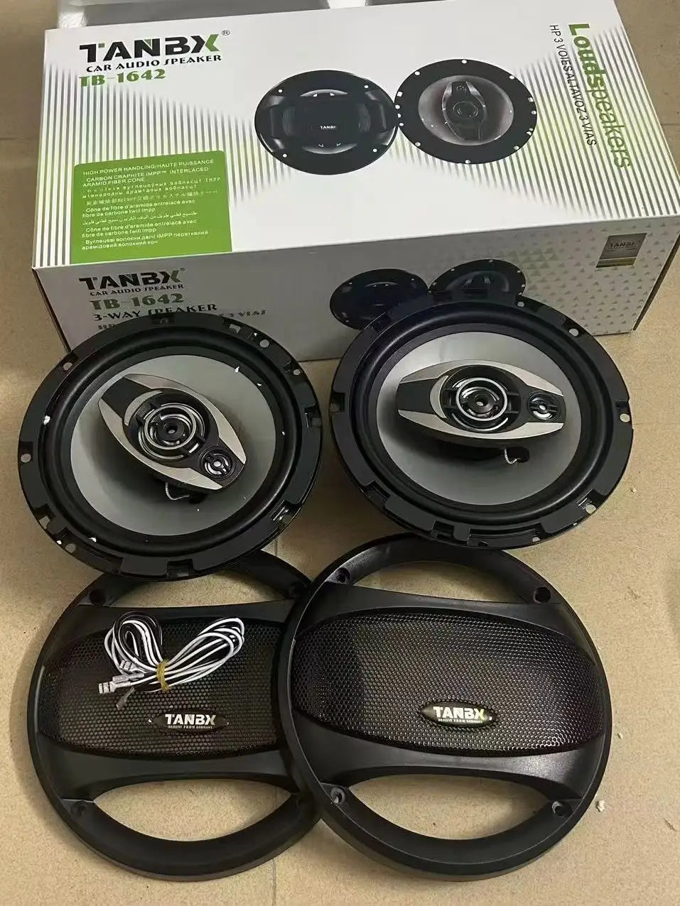 2PC 6.5 Inch HIFI Home Speakers Car Coaxial