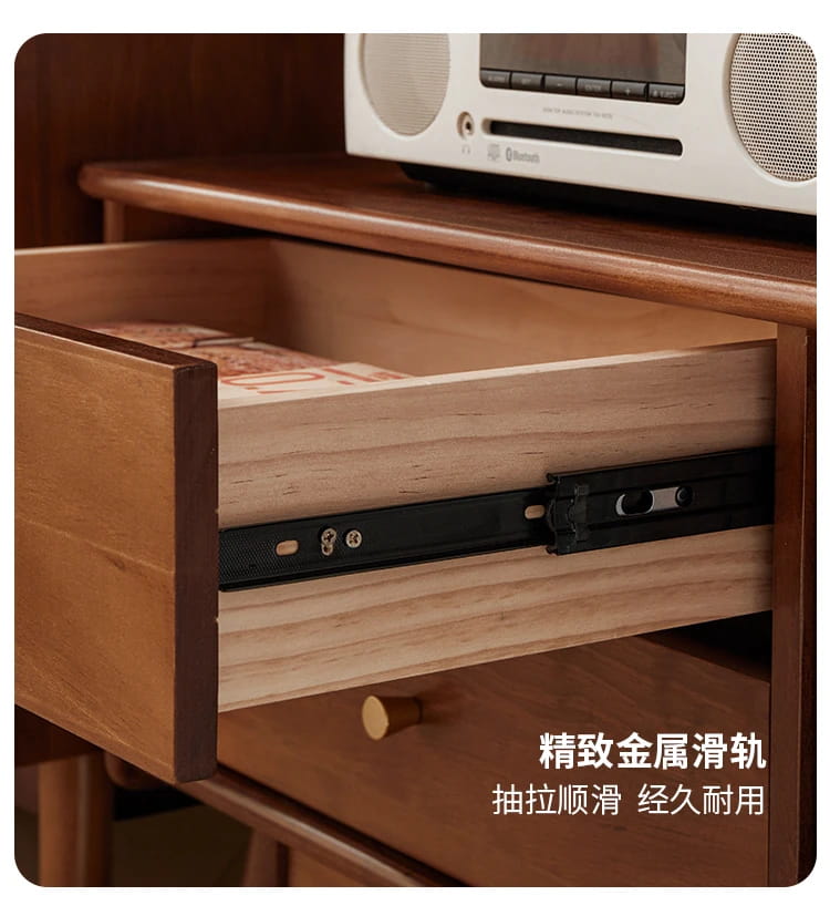 Simple Trendy Tv Stand Mid Century Metal Handles Retro Luxury With Drawers Classic Mobiletto Porta Room Furniture