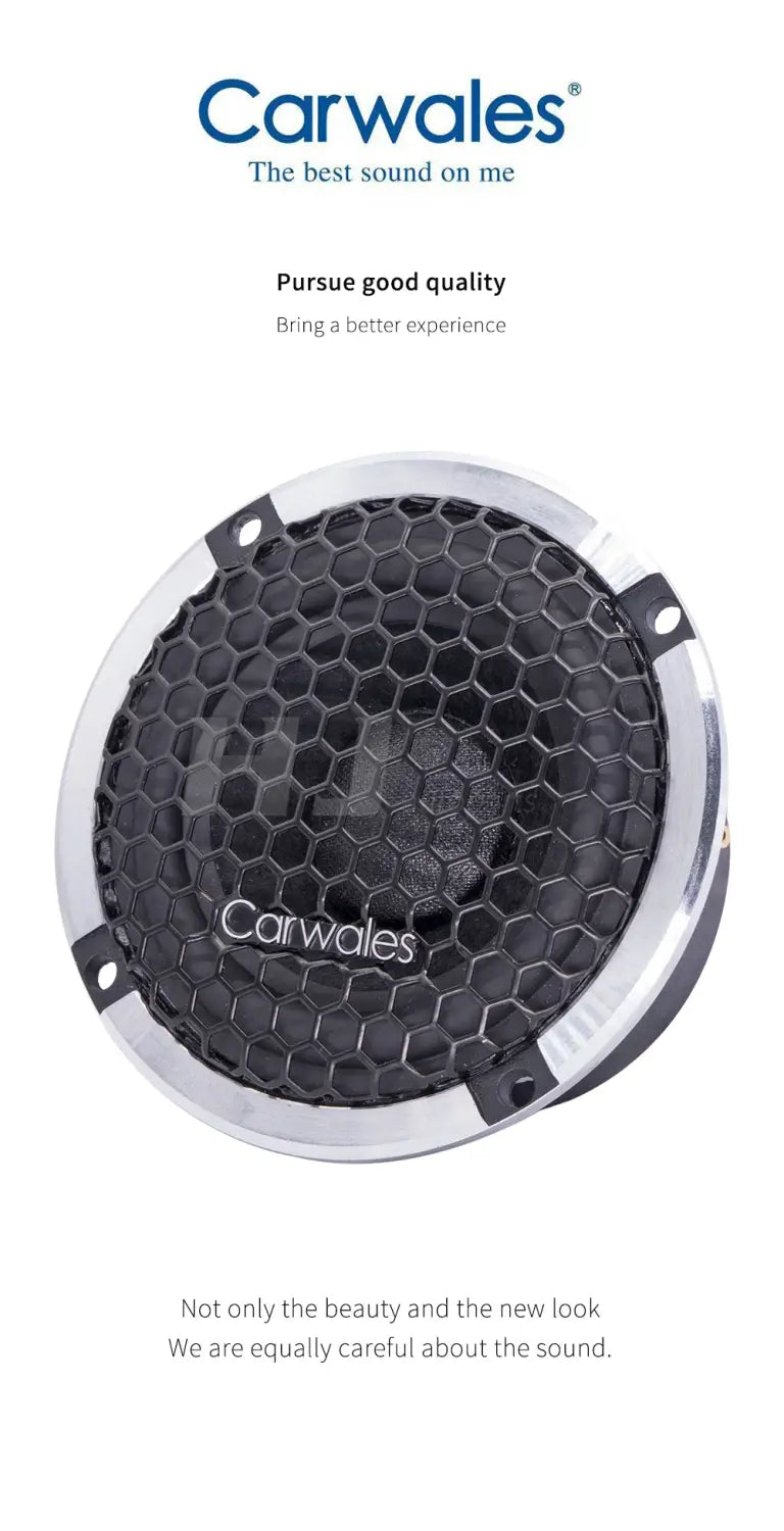 2pcs Car Universal Midrange Speaker 3.5 Inch Center Modified 3-way Audio System Music Sound Auto Mid Frequency