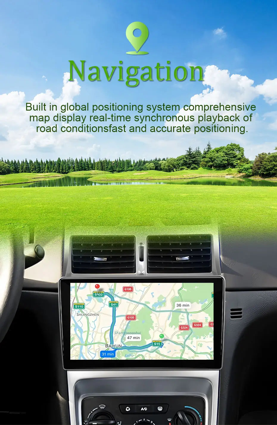 Car Radio Video Multimedia Player Carplay Android GPS