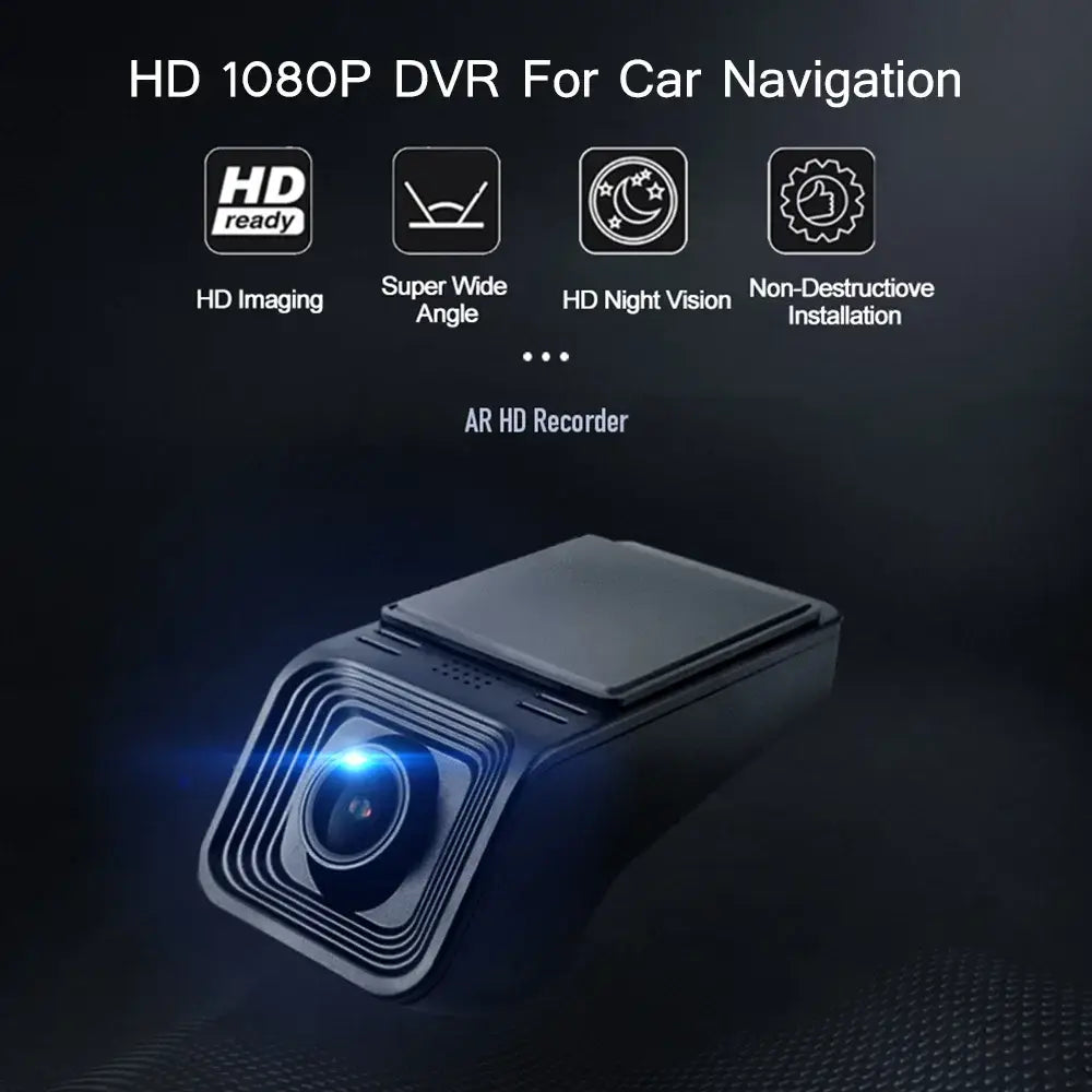 Car DVR Camera Recorder USB Dash Cam for DVD Android Player ADAS Anti-collision 720P or 1080P Night Version Accessories