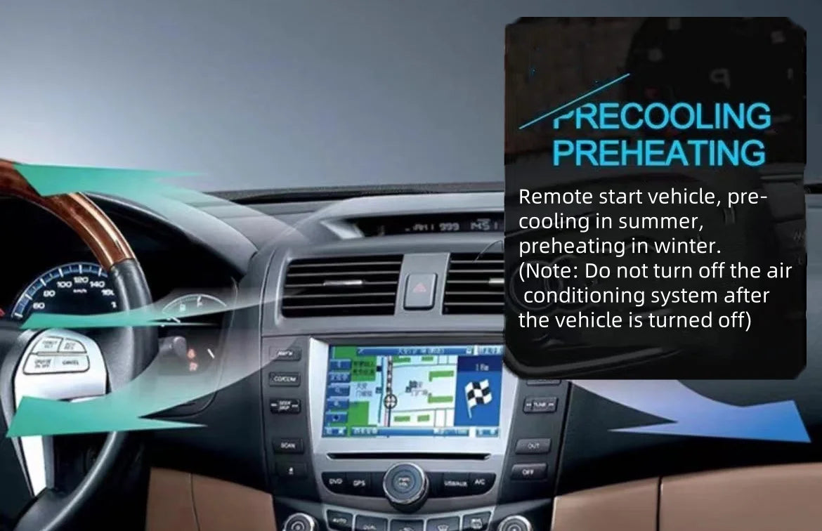 Remote Starter and Car Alarm Smart App Start Stop System for Cars Engine Push with Auto Ignition Button