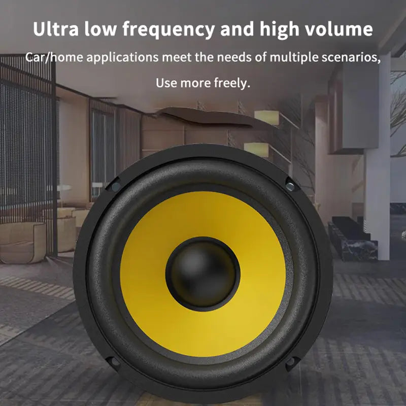 5/6/8/10 Inch Car Bass Speaker Coaxial Subwoofer HiFi Music