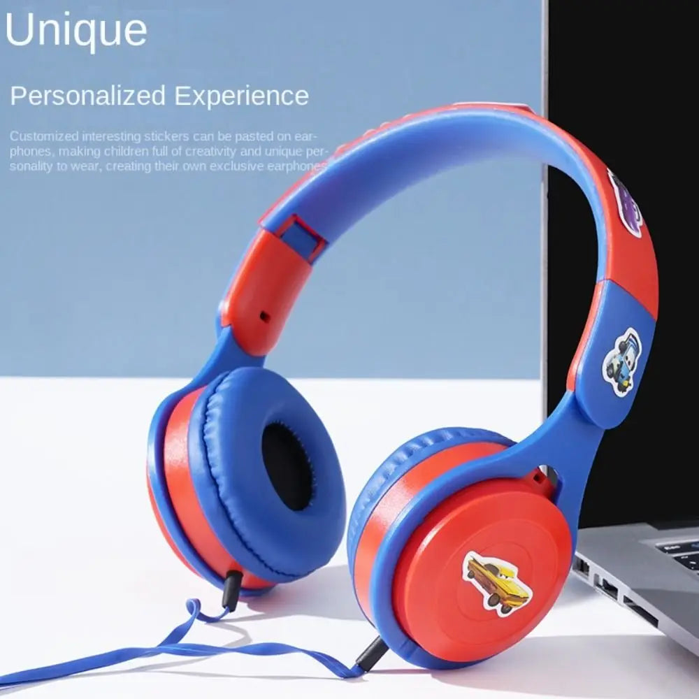 Headworn Wired Headset Cellular Computer Universal New Folding Style Students Online Class Game Earphone Birthday Gift