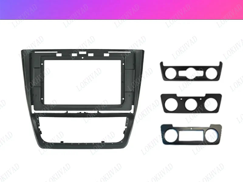 Car Radio For Skoda Yeti 5L 2009 - 2014 Android 2 Din Stereo Mounting Bezel Faceplate Frame Kit