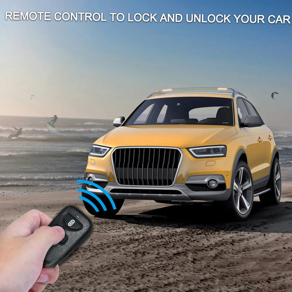 12V Universal Car Auto Remote Central Kit Door Lock Locking Vehicle Keyless Entry System with 2 Control