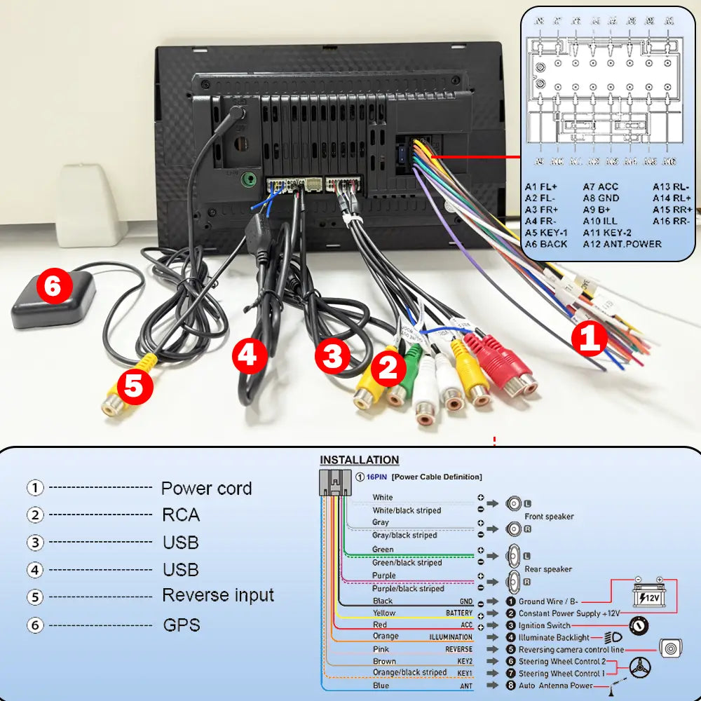 7/9/10 inch Universal Android 13 Car Radio 32G/64G