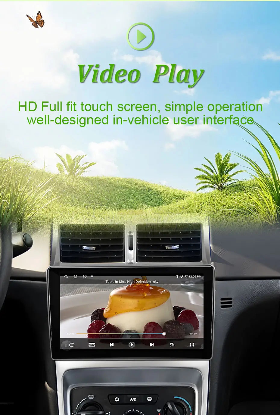 Car Radio Video Multimedia Player Carplay Android GPS