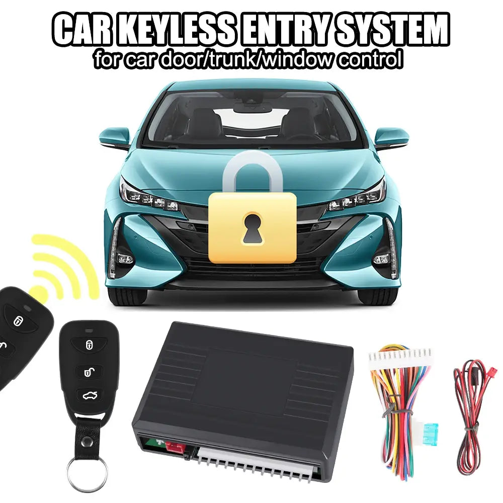 Car Remote Central Door Lock Keyless Control Kit Alarm System