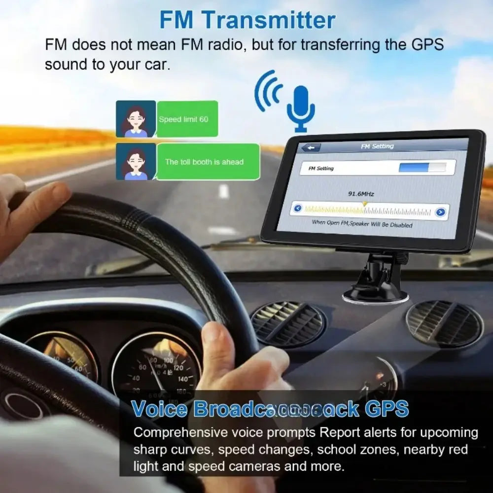Car GPS Navigation System 5/7/8-inch Touch Screen 8G + 256M