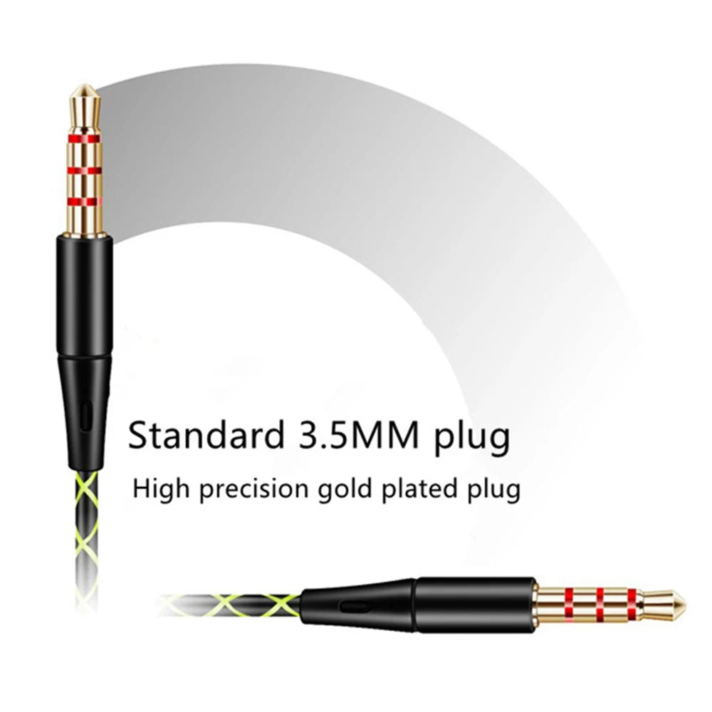 S760 wired waterproof earphones with black gold 3.5mm cable and ear hook