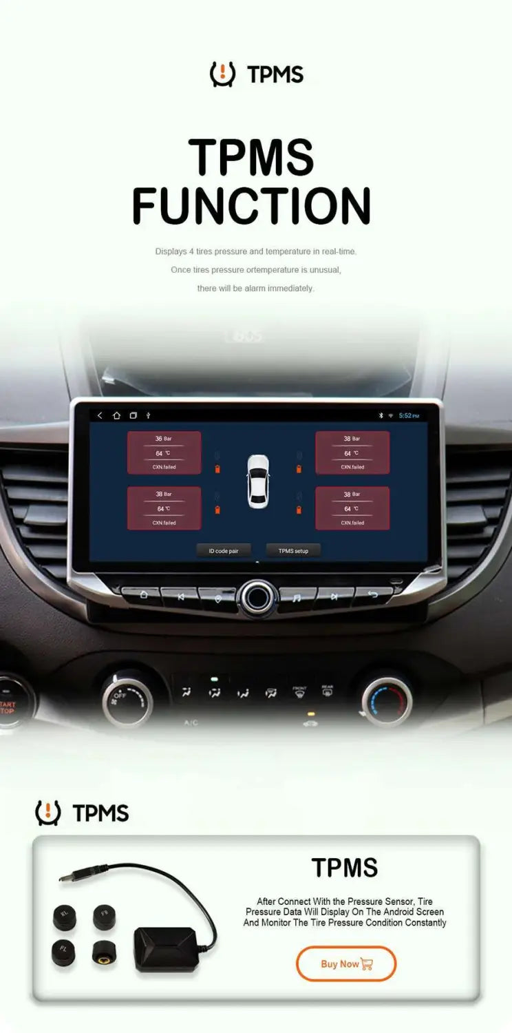 7″ Car Radio Multimedia Player Android 14 GPS For Peugeot