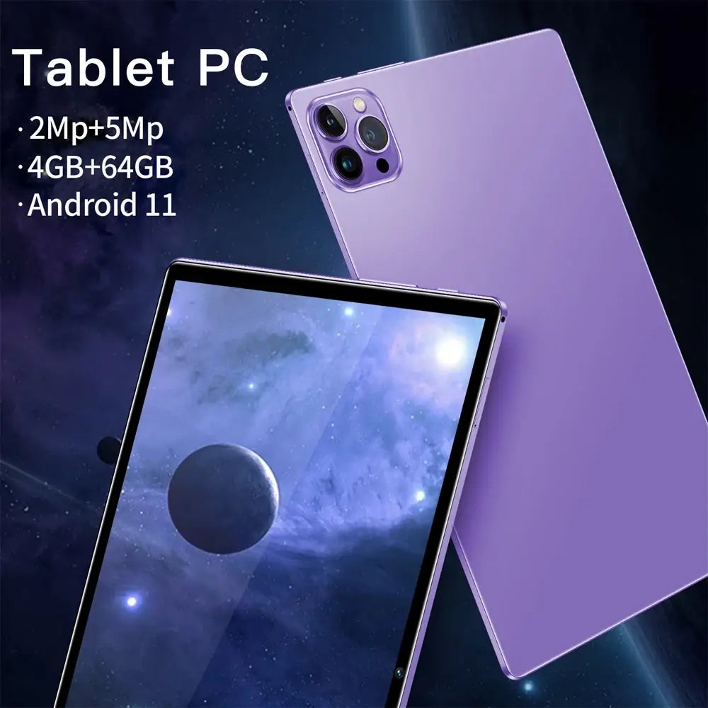 2024 Top selling 10.1-inch Tablet with 4GB RAM 64GB ROM Android 11 System Song Player Global Version 5000 mAh