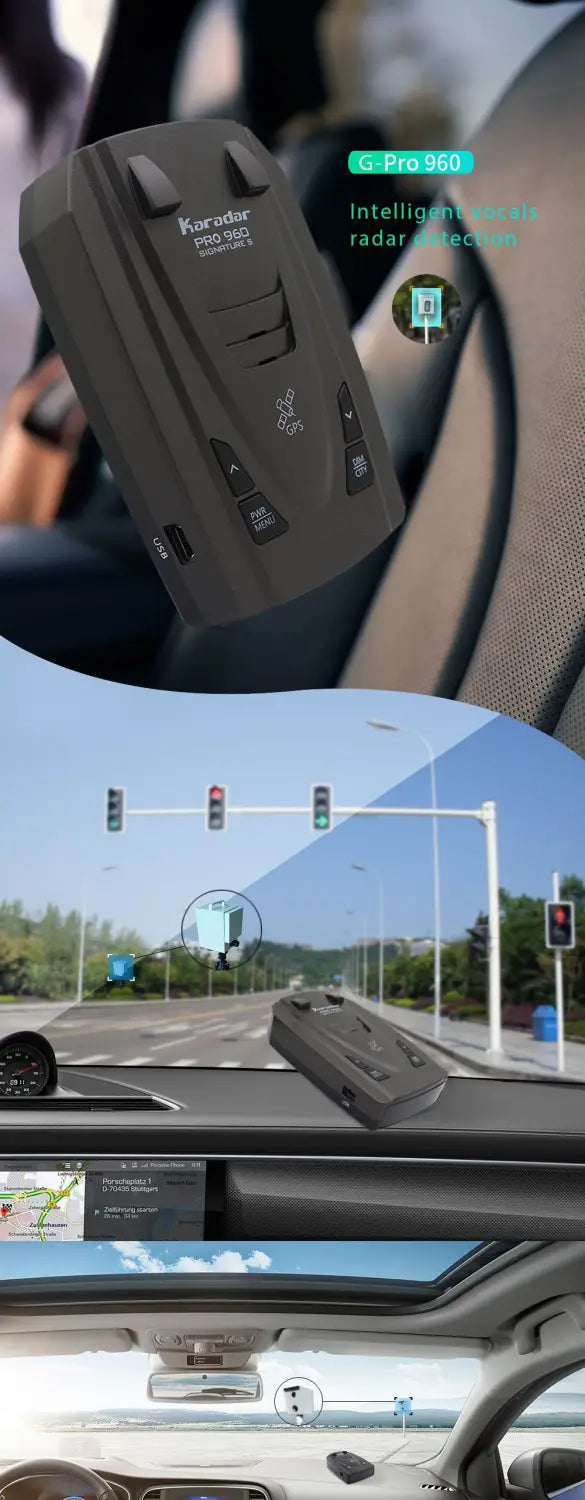 GPS Pro960 Radar Detector with Alarm