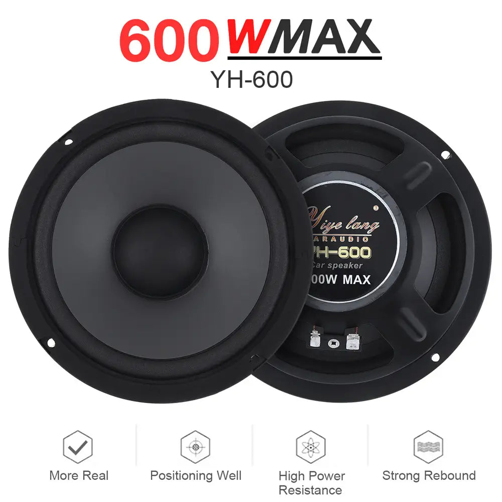 600W 6.5-inch/500W 5-inch/400W 4-inch car speaker sound
