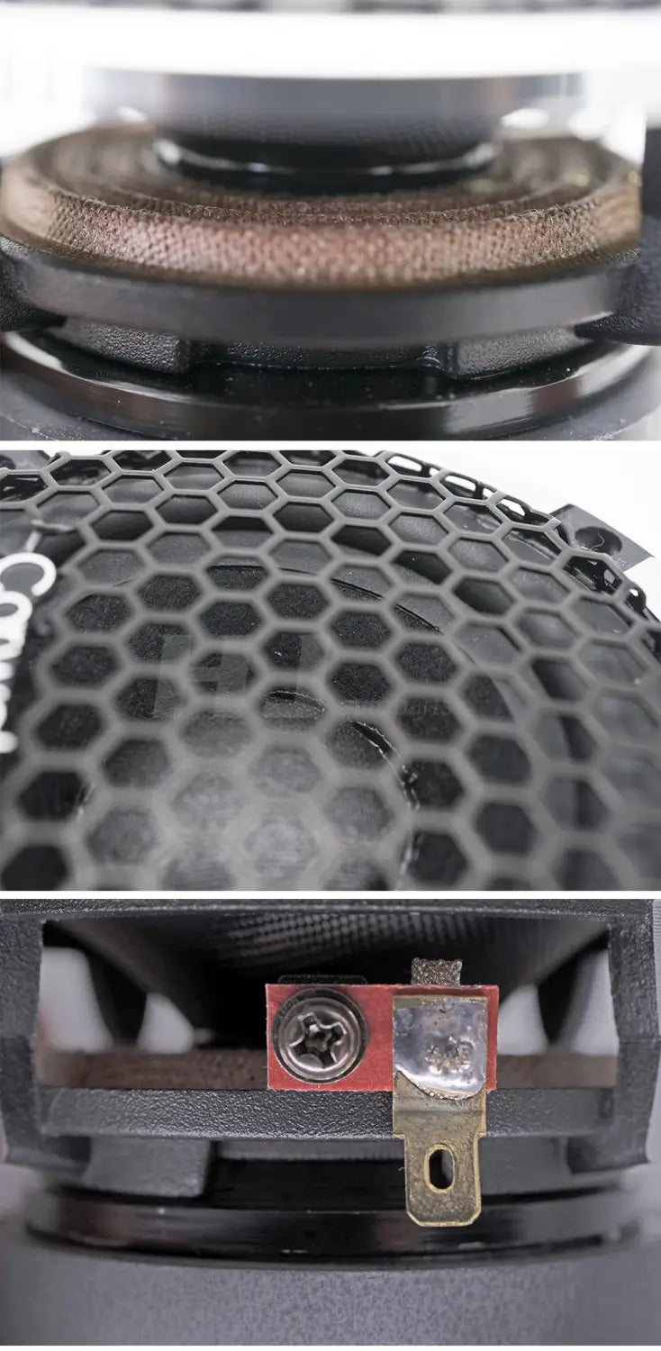 2pcs Car Universal Midrange Speaker 3.5 Inch Center Modified 3-way Audio System Music Sound Auto Mid Frequency