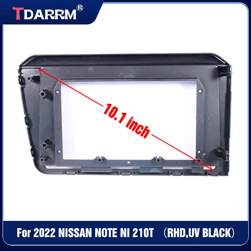 Car Stereo Android GPS Multimedia Radio Fascia Panel Dashboard Frame Installation Trim Kit For NISSAN NOTE NI 210T 2022