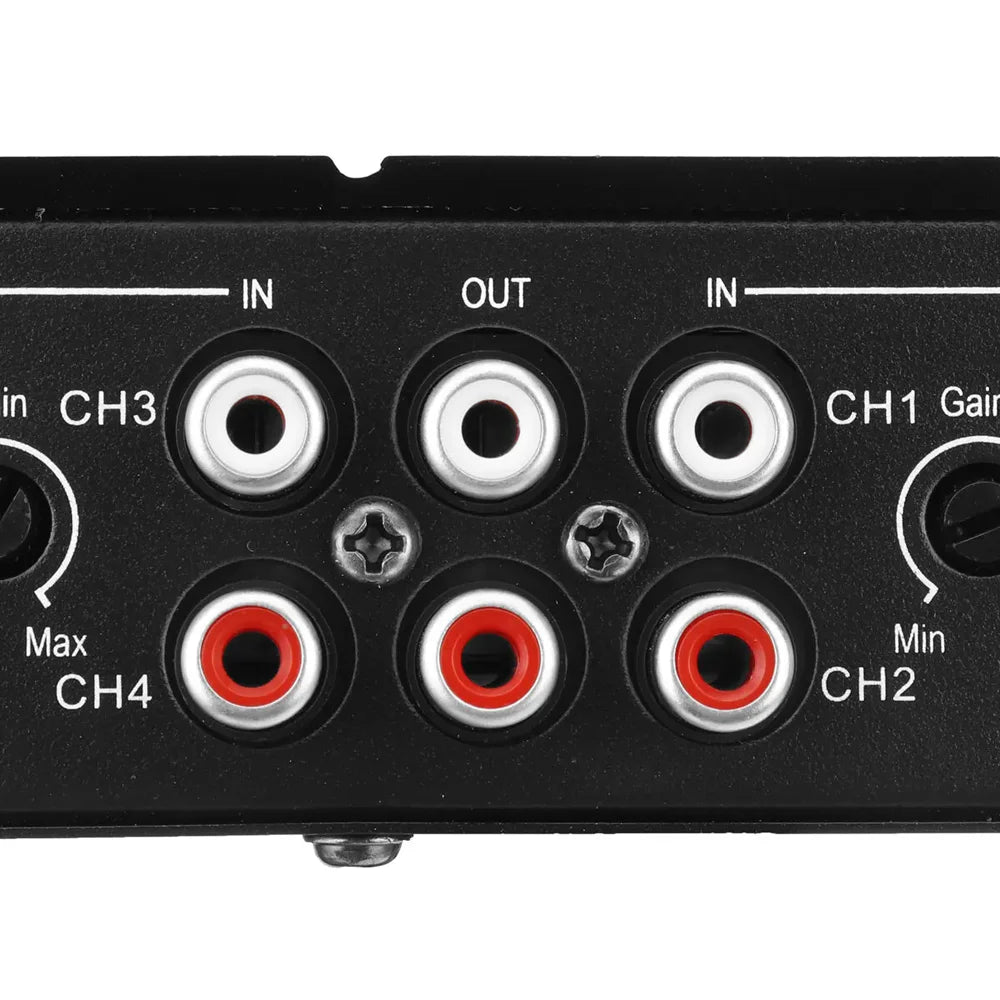 SK-790.4 Car Power Amplifier 4-Channel Class A/B Digital Stereo Surround Passive Subwoofer 12V Audio Player Max 7900W