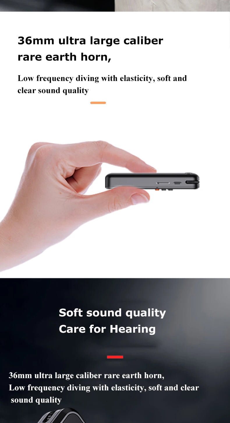 Portable FM Mini Radio Dual Antenna Pocket Receiver Bluetooth 5.0 Speaker TF Card Music Player with LED Flashlight